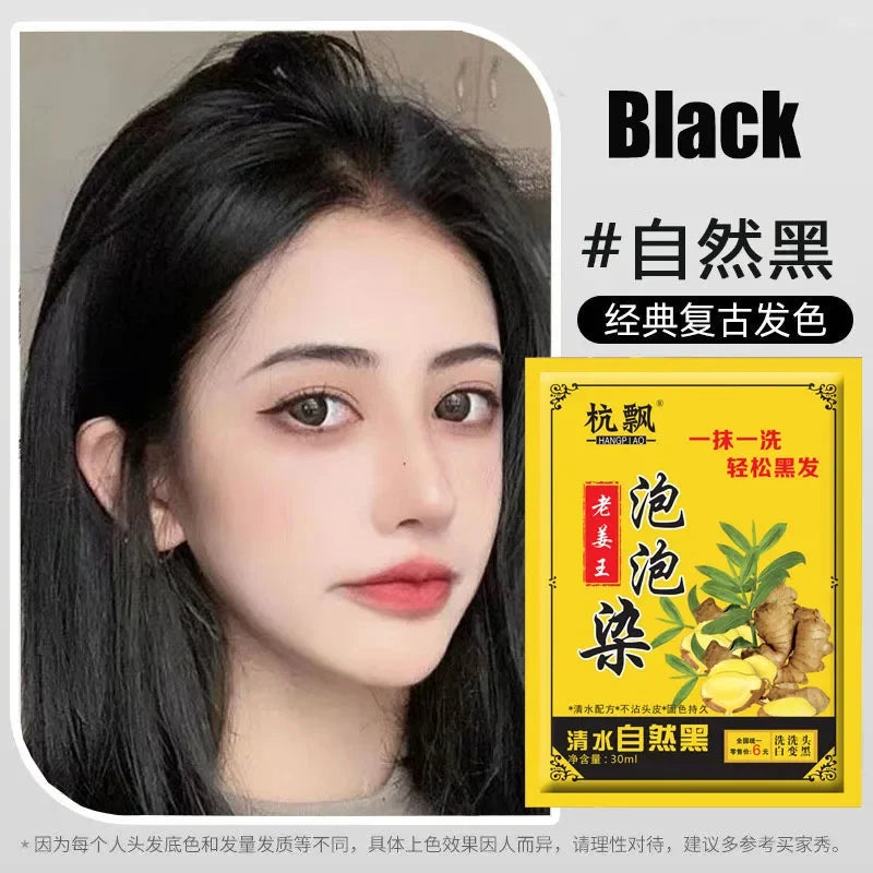 Dầu Gội Nhuộm Tóc Thảo Dược 5 Phút Không Kích Ứng