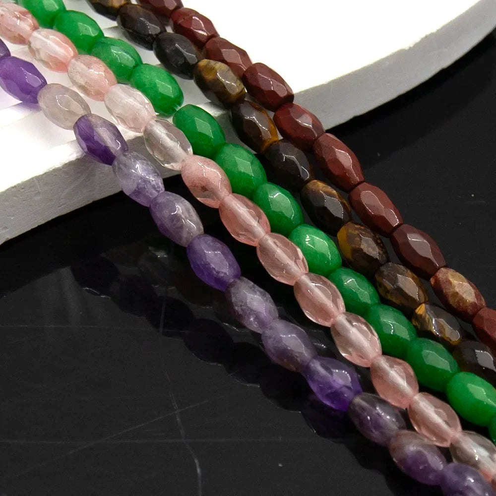 6x9mm Amethyst Column Beads Jewelry