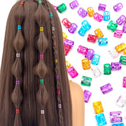 100 Piece Hair Rings - Multi-Color for Tet &amp; Curly Hair