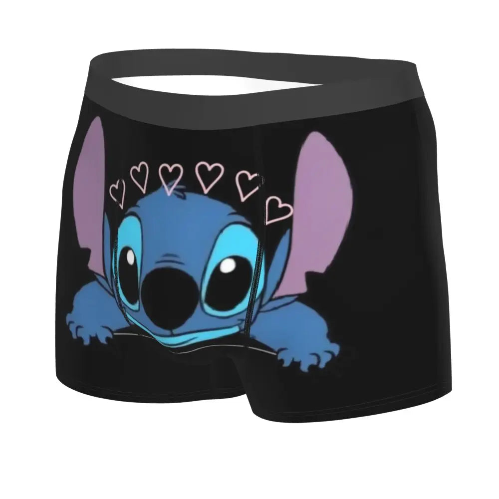 Quần Sịp Nam Lilo Stitch Thoải Mái Phong Cách Anime