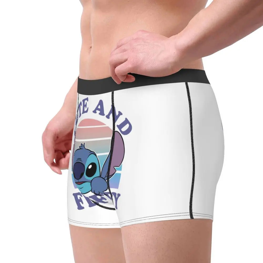 Quần Sịp Nam Lilo Stitch Thoải Mái Phong Cách Anime