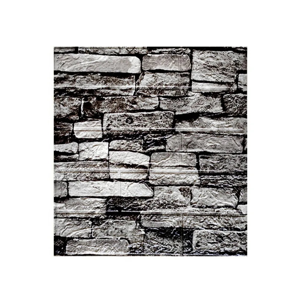 Giấy Dán Tường 3D Giả Gạch Chống Thấm Tự Dán