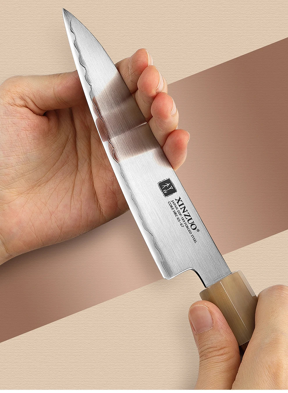 Dao Nhà Bếp XINZUO 5.5 Lưỡi Thép Nhật ZDP189 Cao Cấp
