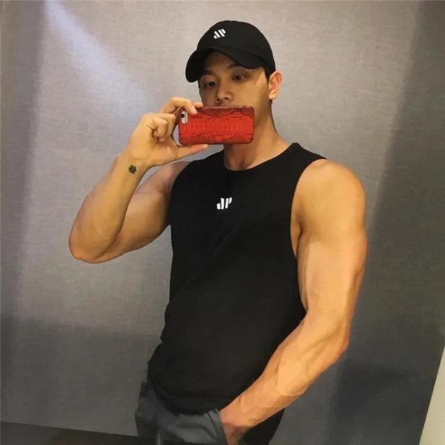 Áo ba lỗ nam thể thao gym 2024, thoáng khí, chạy bộ - Daisan Mart