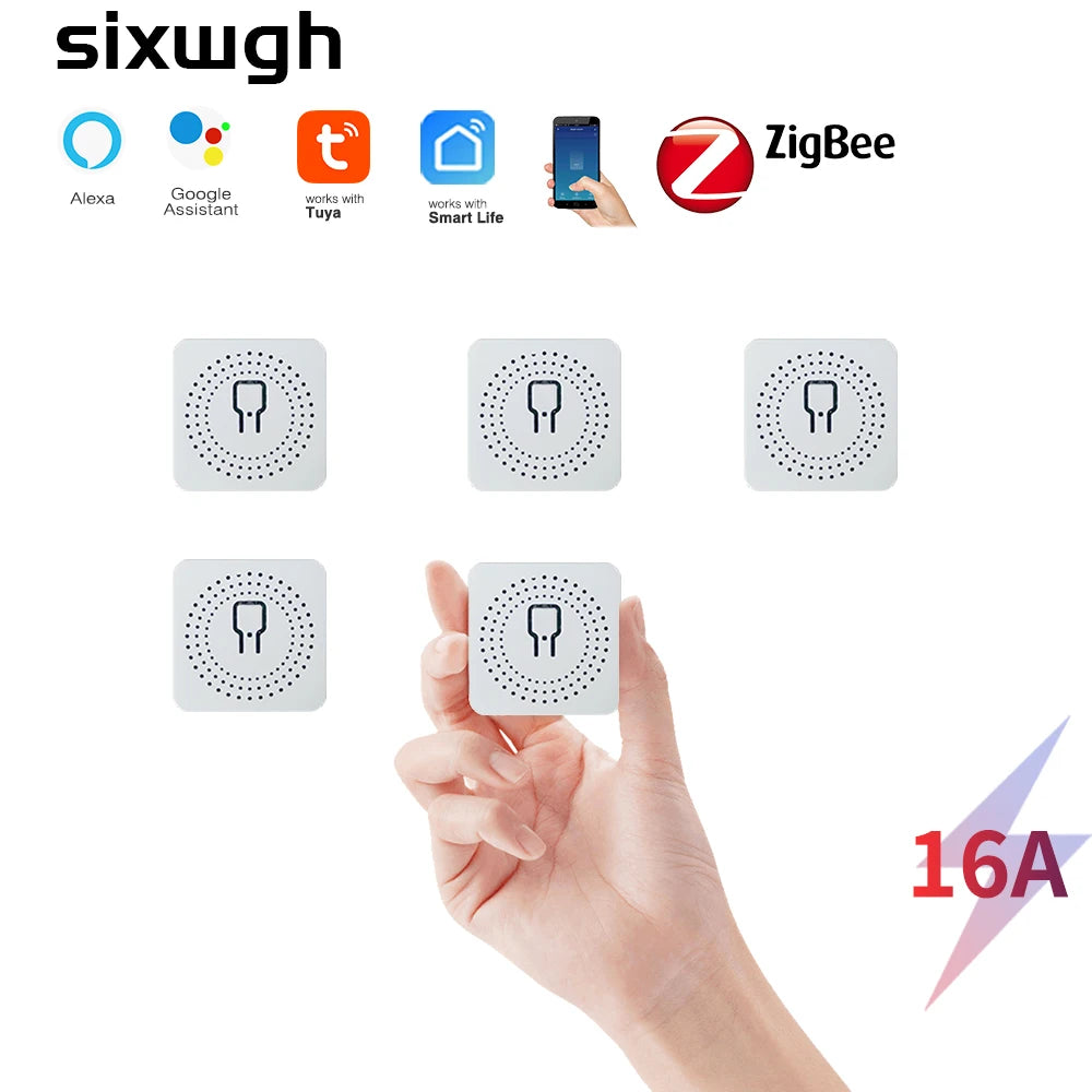SIXWGH Zigbee Smart Switch Smart Home Automation 