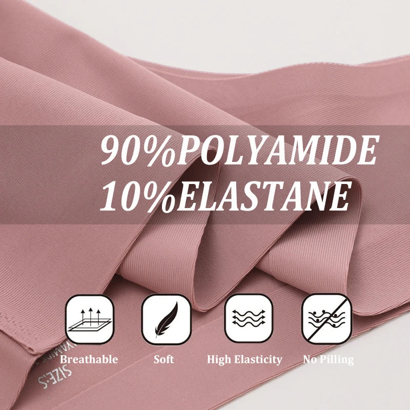 Set of 3 Sexy Ice Silk Low-Waist Ultra-Thin Women's Panties