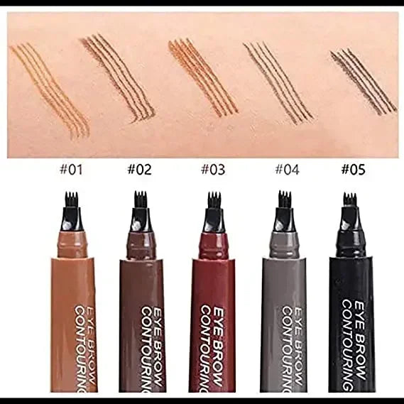 4-Nit Eyebrow Pencil, Long-lasting, Natural, Realistic