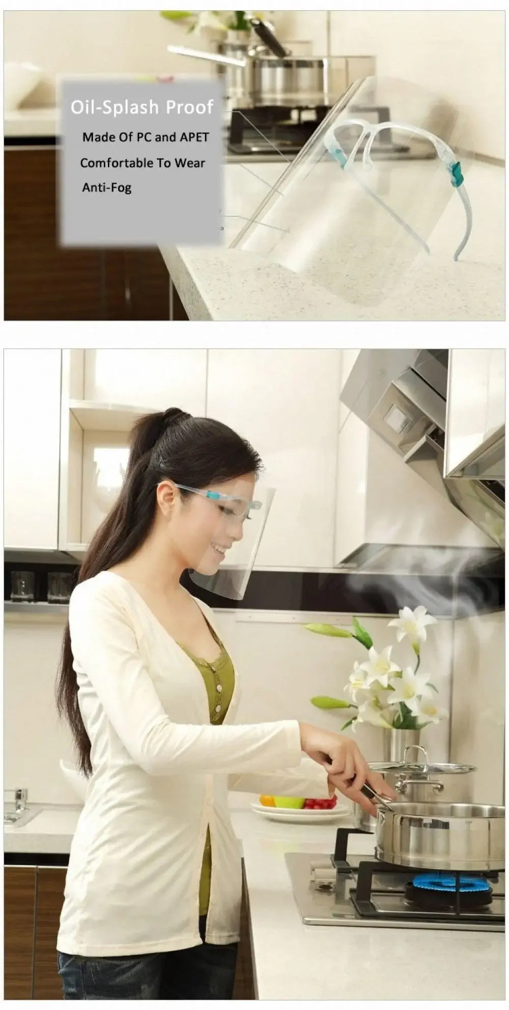 Anti-Fog Mask Full Protection Cooking