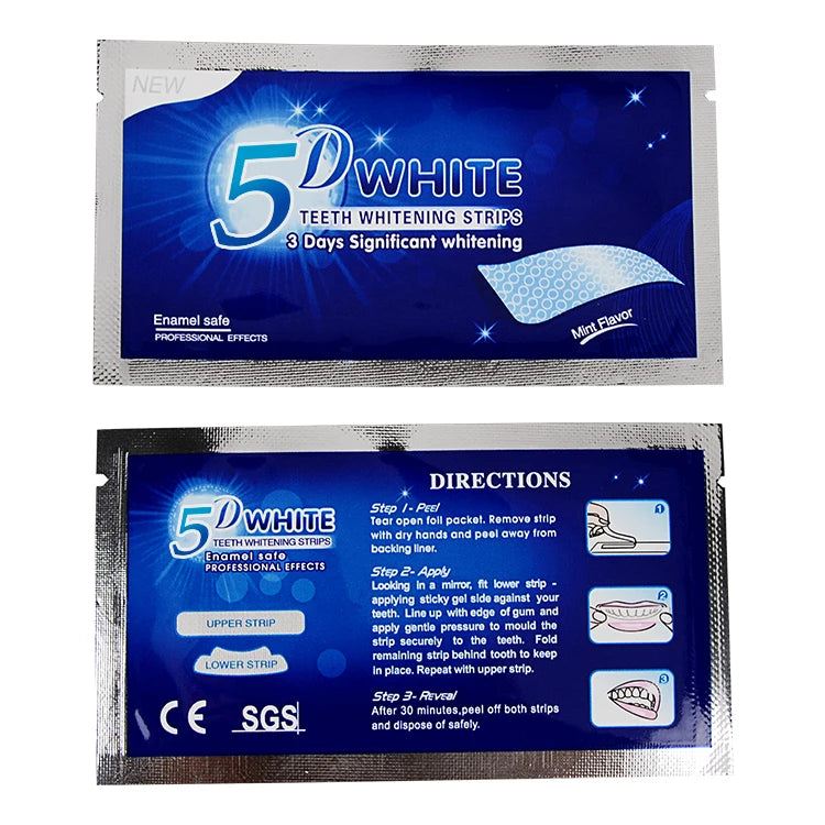 5d Gel Tooth Whitening Kit White Teeth  Strips Oral Care Kit False Teeth  Strip Dental Veneers Whitening Gel Dropshipping - Daisan Mart