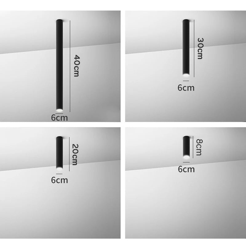 Surface Mounted Long Tube LED Light - Warm/Natural/Cold Light