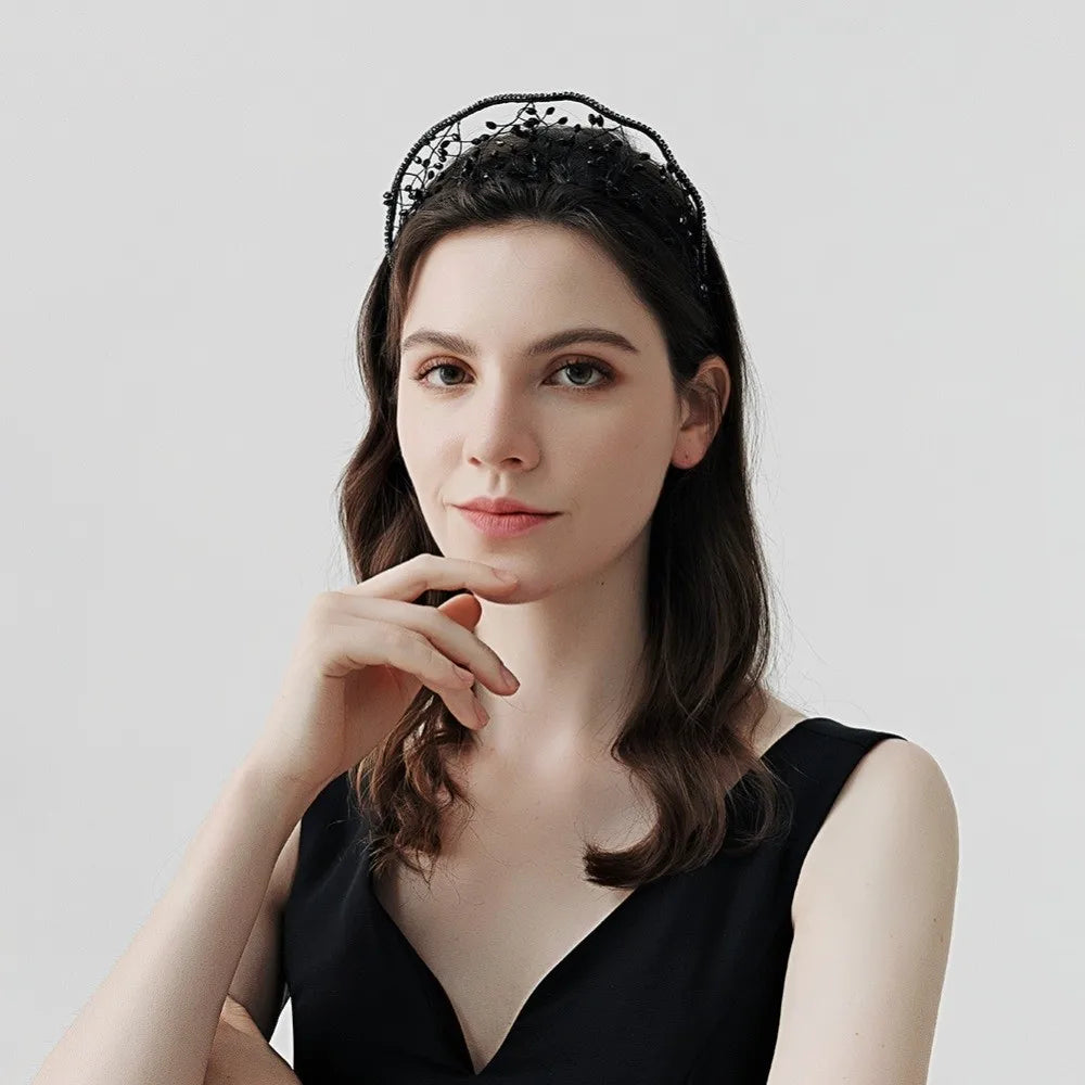 Vương Miện Tóc Pha Lê Handmade Lấp Lánh Sang Trọng