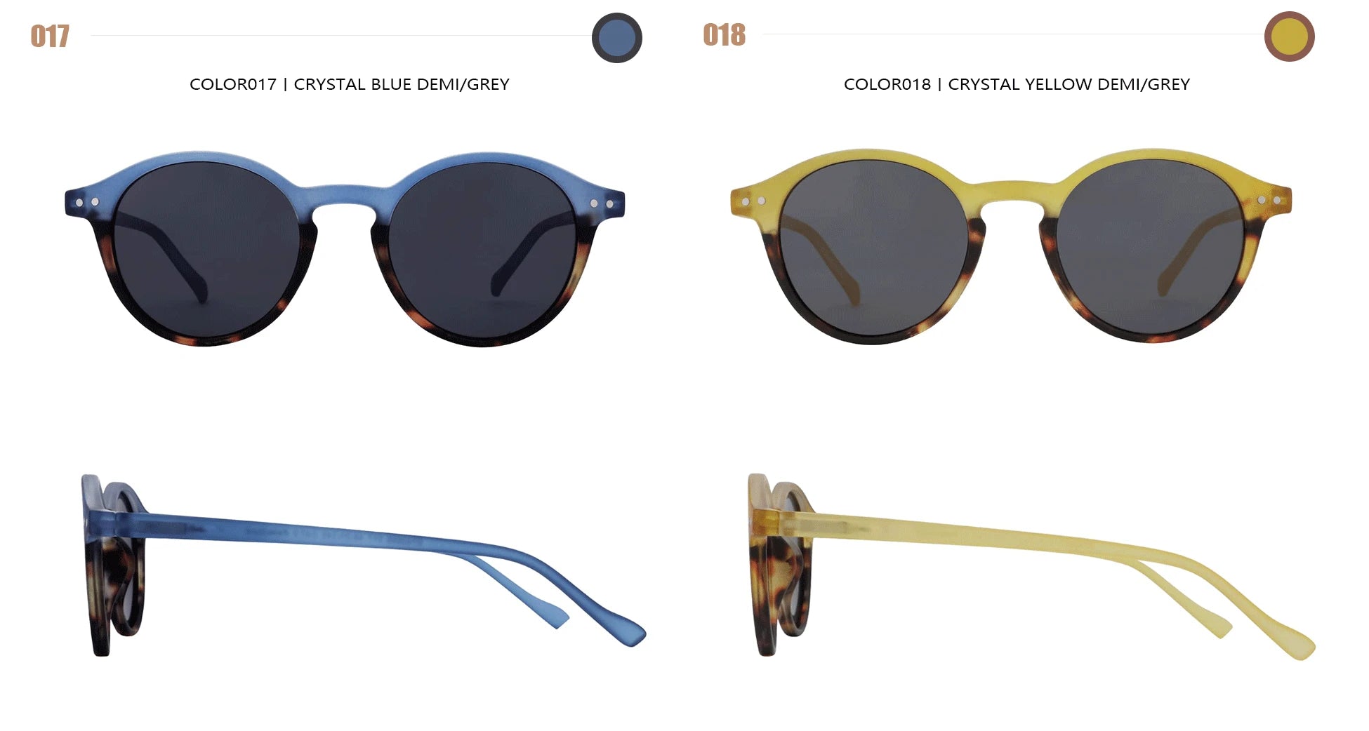 Kính Mát ZENOTTIC Retro Tròn Unisex Chống UV400