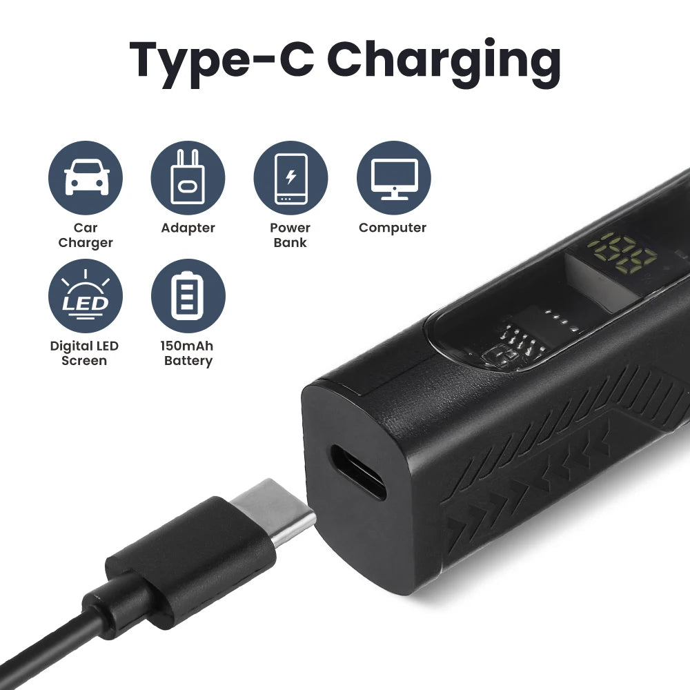 Electric Nose Hair Trimmer For Man Portable Rechargeable Mini Ear Nose Hair Cleaner Trimmer Facial Hair Removal Shaving Machine