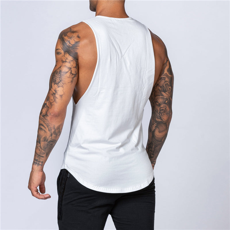 Áo Tank Nam Tập Gym Mùa Hè Thoáng Khí Cotton - Daisan Mart