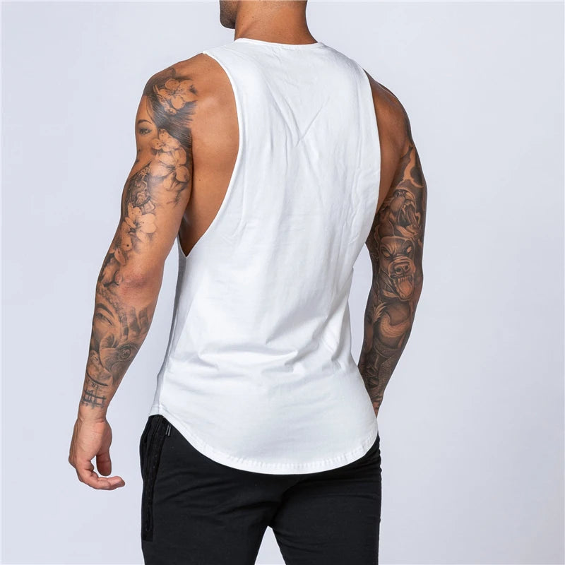 Áo Tank Nam Tập Gym Mùa Hè Thoáng Khí Cotton - Daisan Mart