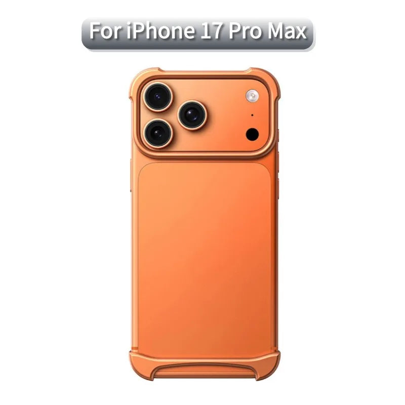 Aluminium Frame Metal Protective Case for iphone 17 Pro 17 Pro Max Strong Anti-Fall Heat Dissipation Metal Frame Casing - Daisan Mart