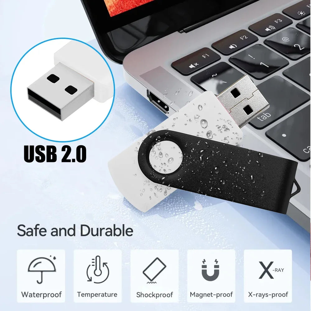 USB Thời Trang Xoay 360° Chống Nước 4-128GB - Daisan Mart
