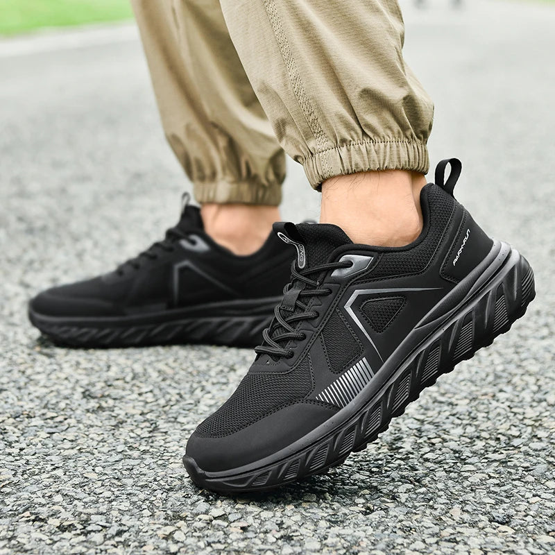 Men's Running Shoes Wide Sole Breathable Anti-Slip