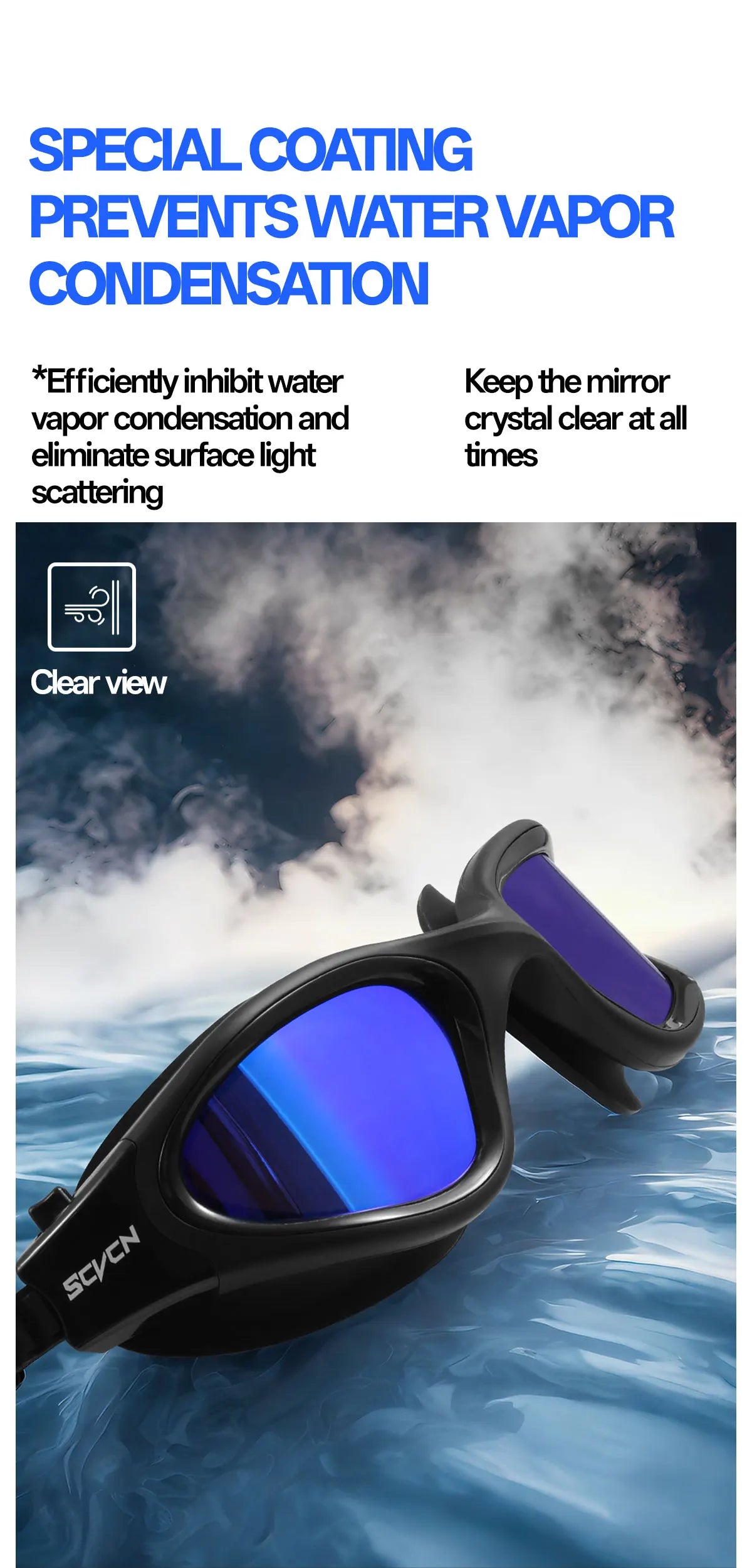 Kính bơi chống tia UV chuyên nghiệp nhập khẩu cao cấp