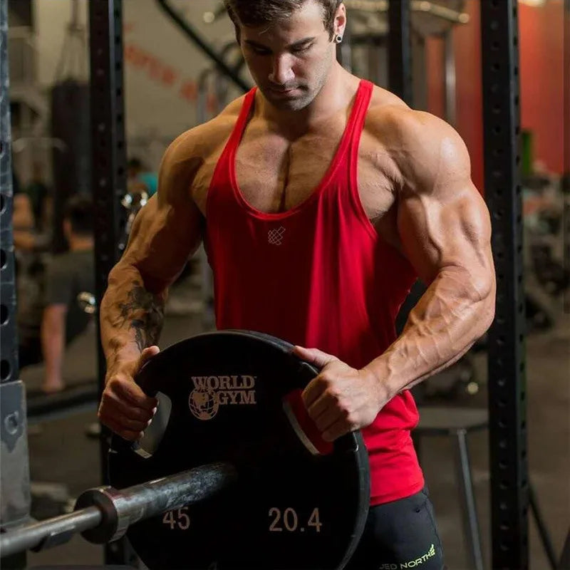 Men's Summer Quick Dry Sleeveless Sports T-Shirt