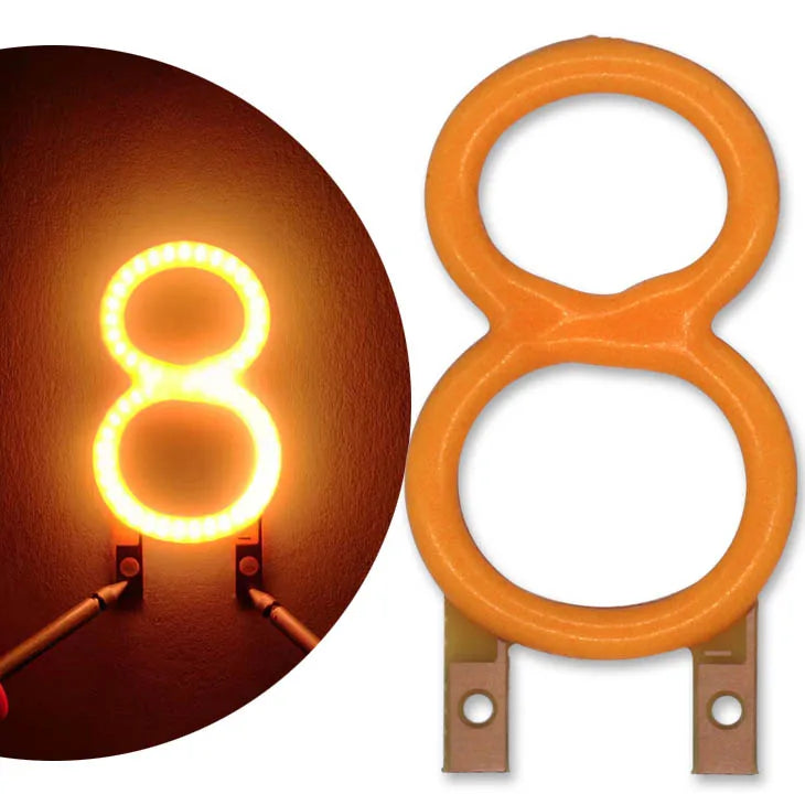 Bóng LED Số 0-9 Trang Trí Noel, Tiệc & DIY Thư Yêu - Daisan Mart