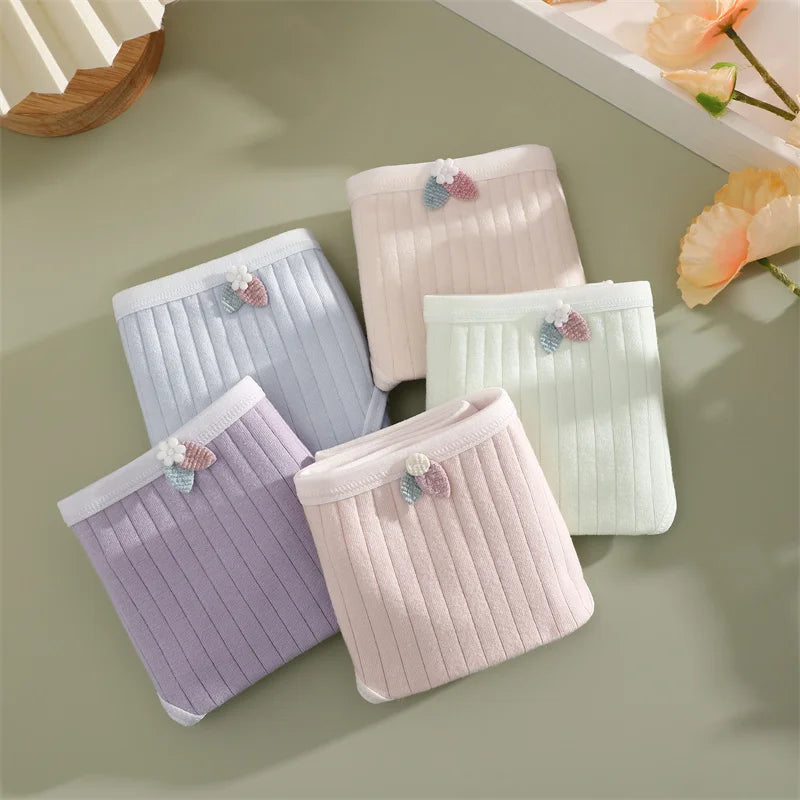 Sexy Cotton Women's Underwear 4 Pieces - Sports String