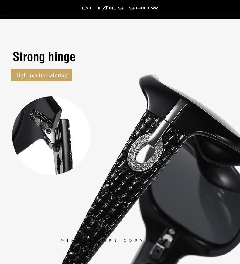 Kính Mát Nữ YSYX Gọng To Cổ Điển Thời Trang ST2012