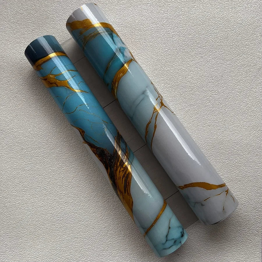 PVC Self-Adhesive Stone Pattern Wallpaper for Kitchen Decoration