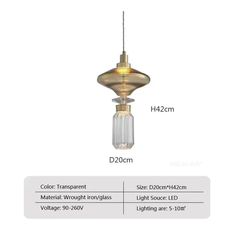 Đèn Thả LED Bắc Âu Trang Trí Quán Bar, Phòng Ngủ - Daisan Mart