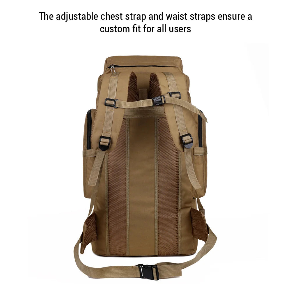 Large Capacity Multi-Functional Waterproof Trekking Backpack