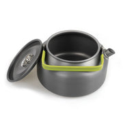 Convenient 800ml/1.2L Alloy Camping Kettle