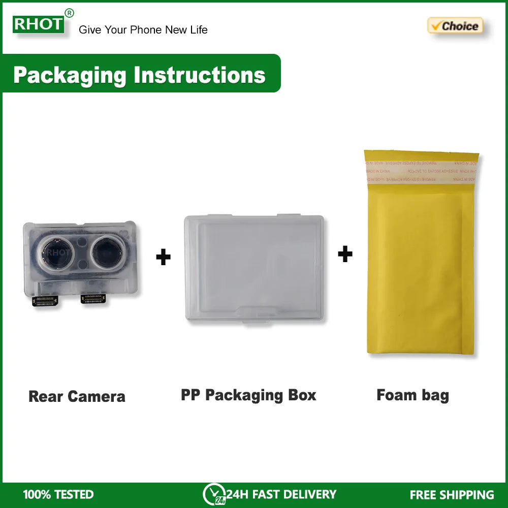 Rear Main Rear Camera For iPhone 11 11 Pro 11 Pro Max / 12 12 Pro / 13 13 Pro Main Rear Camera 11 Series 12 Series 13 Series