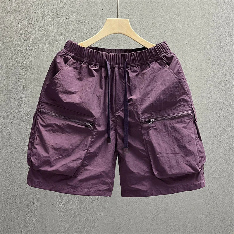 Men's Summer Sports Pants Stretch Comfortable 4/5