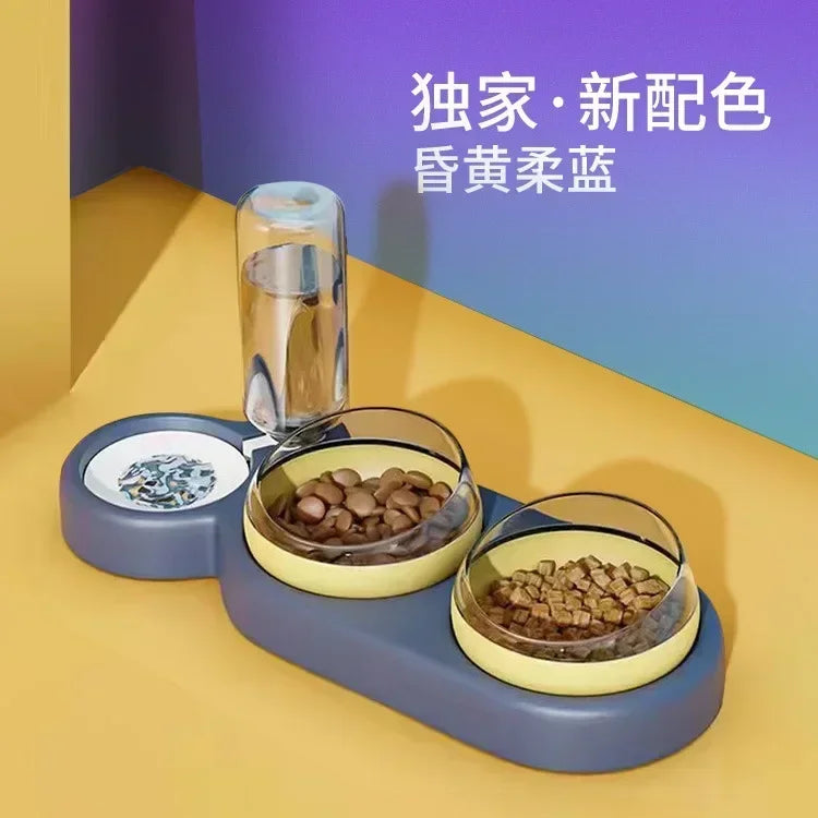 3-in-1 Spill-Proof &amp; Automatic Pet Bowl