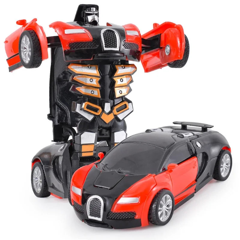 Ô tô Robot Biến Hình Tự Động Tương Tác Cha Con - Daisan Mart