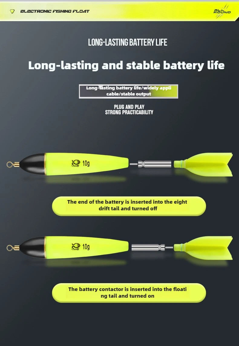 Phao Câu Đêm Ngày Phát Sáng Dài Nhạy Rocket