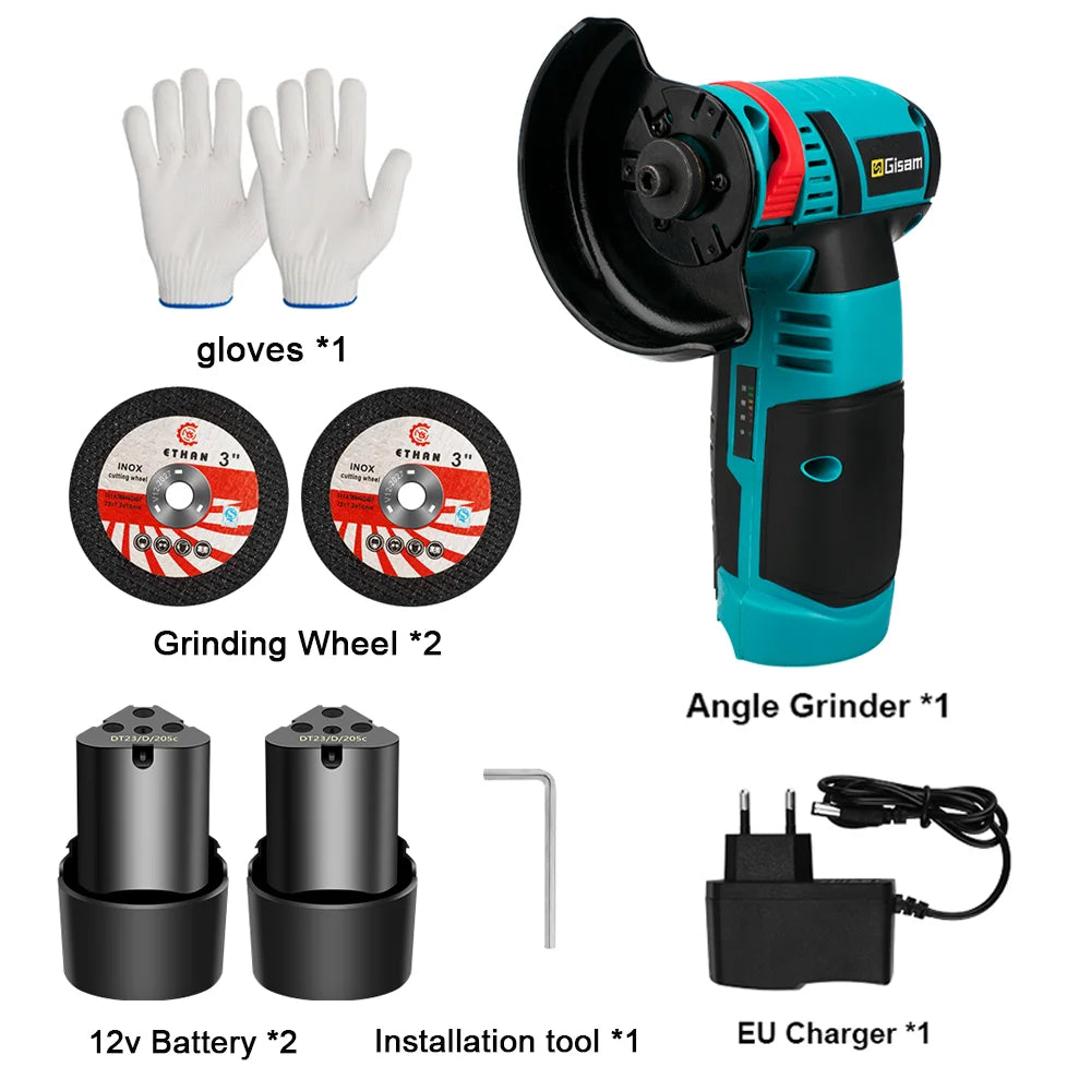 Máy mài góc không chổi than Gisam 19500rpm sạc pin - Daisan Mart