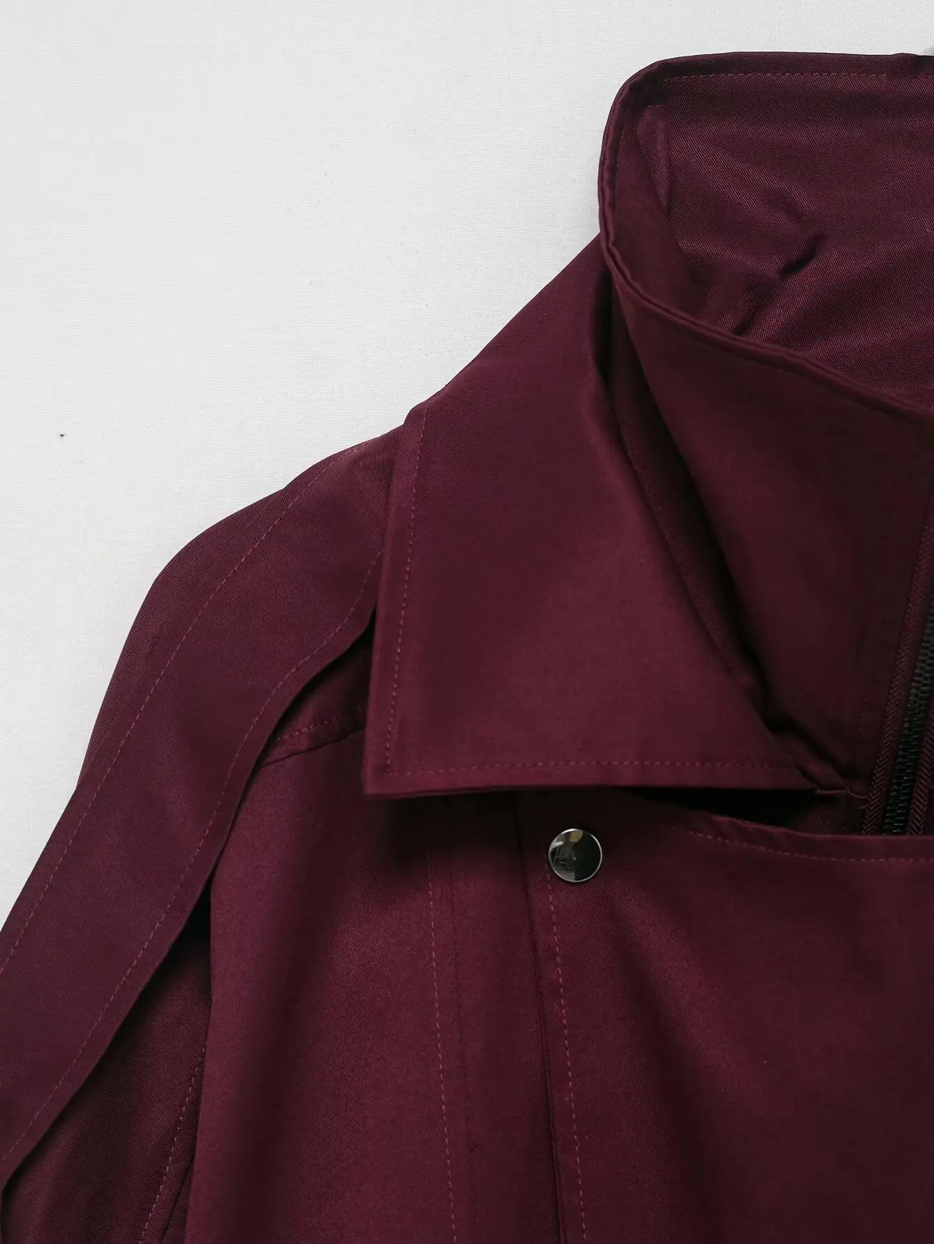 Áo Khoác Nữ 2025 Thời Trang Hai Cổ Cá Tính Mới