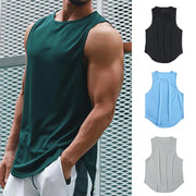 Men's Gym Mesh Tank Top Quick Dry Bodybuilding Cool