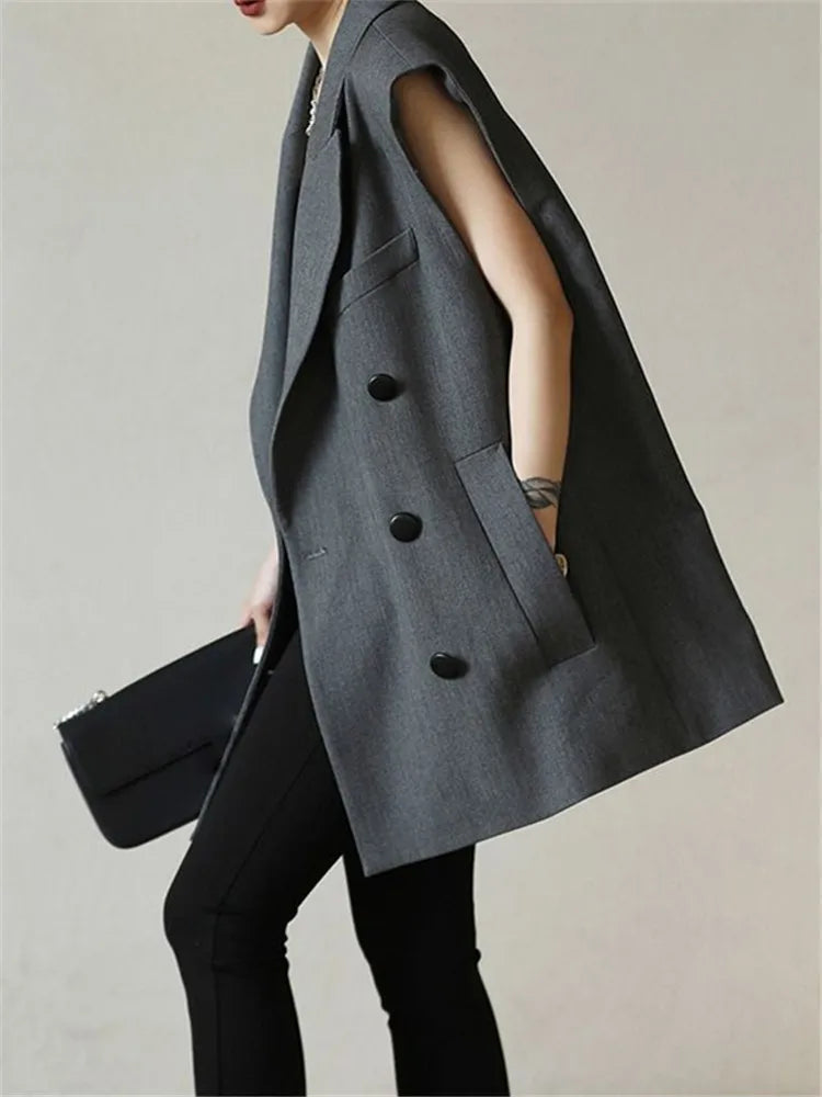 Women's Office Vest Fall 2025 Fashionable Straight-cut