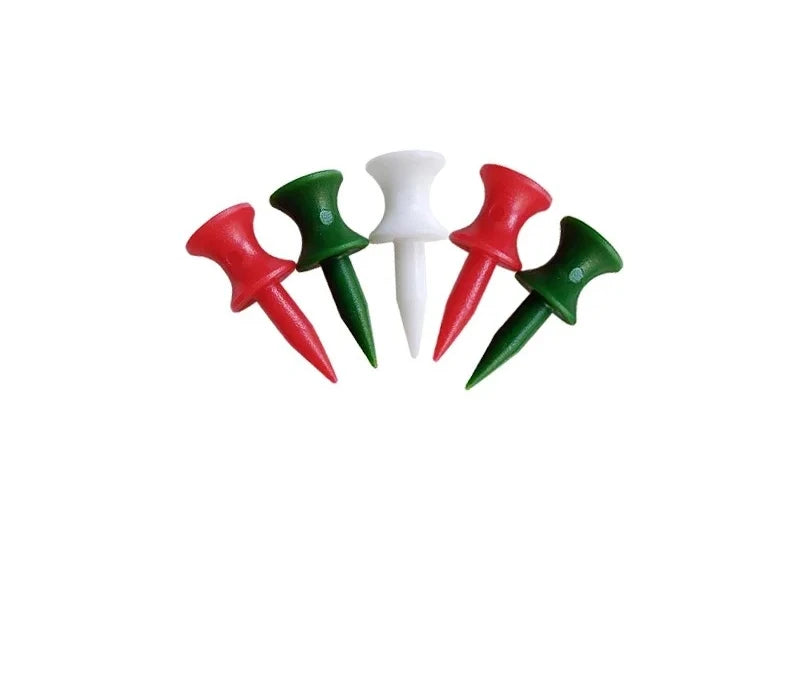 Plastic Golf Tee Combo 50/100 Pieces, Many Sizes, Durable and Beautiful
