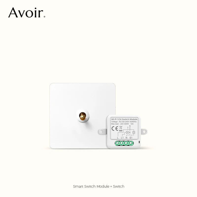 Avoir Tuya Smart Accesorios White Rocker Toggle Switch Gold Retro Brass Lever Zigbee Buttons Push Button Switch Home Accessories - Daisan Mart