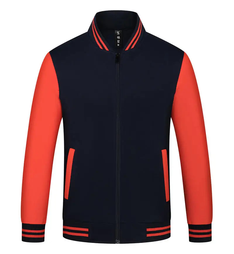 Unisex Sports Bomber Jacket Large Size 4XL