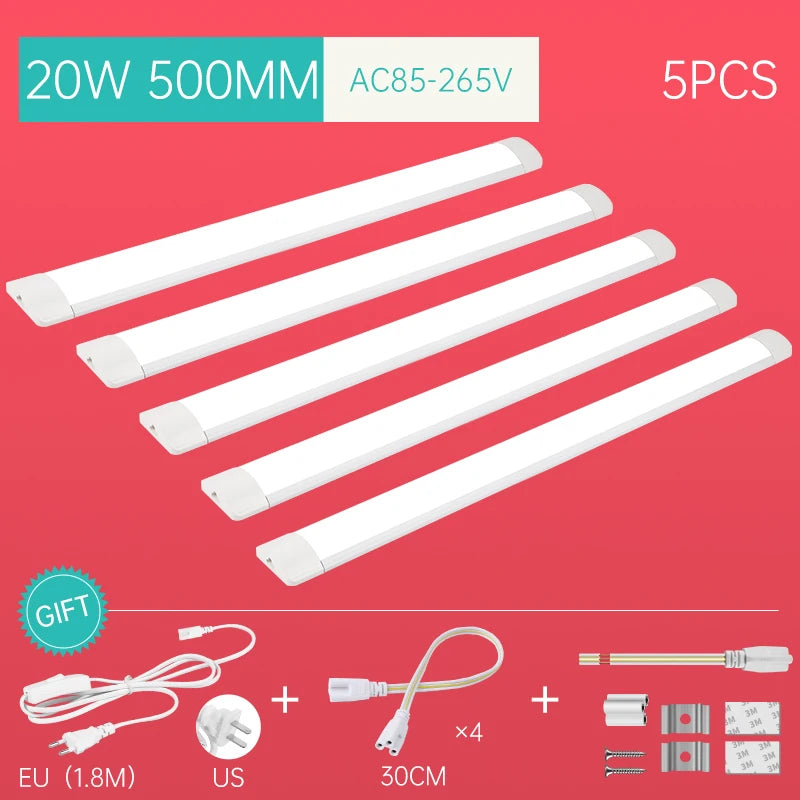 Đèn Led Tuýp Dài 220V Gắn Trần Dây Cho Phòng Ngủ