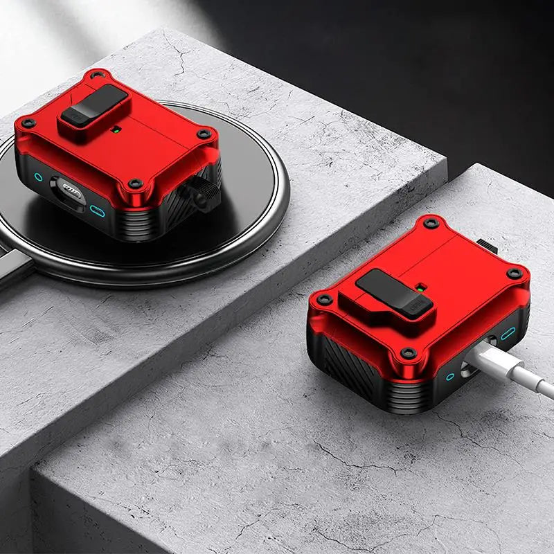 Security Lock Cover for AirPods Pro 3 2025 Case for AirPods Pro3 Pro 3rd Gen 2025 Cases Shockproof PC Headphone Fundas With Hook