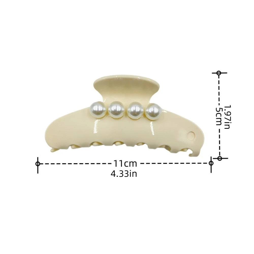 Kẹp Tóc Ngọc Trai Pháp Vintage Thanh Lịch Hàn Quốc