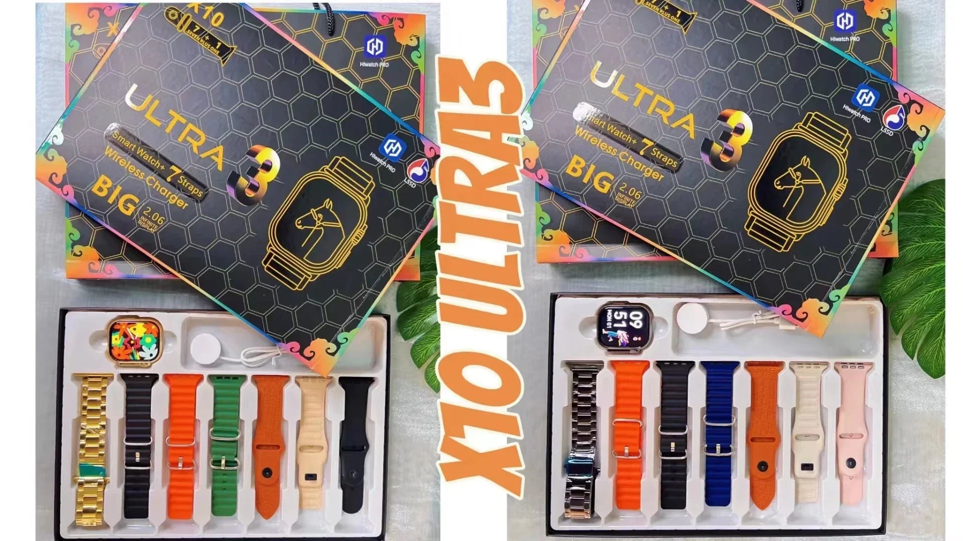 Đồng hồ thông minh X10 Ultra 3 thể thao, gọi Bluetooth