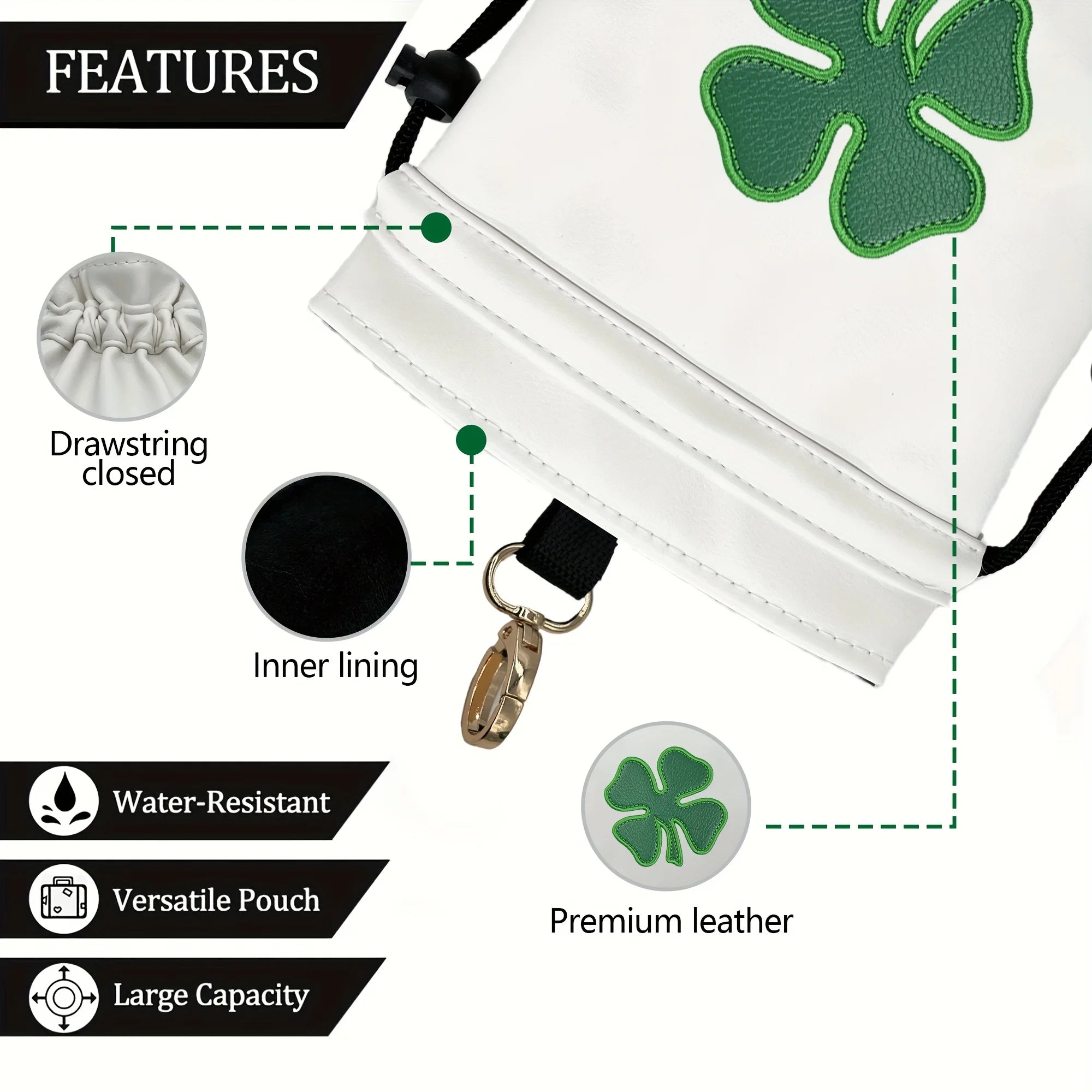 Golf Ball Set &amp; Convenient Drawstring Bag - Classy Gift