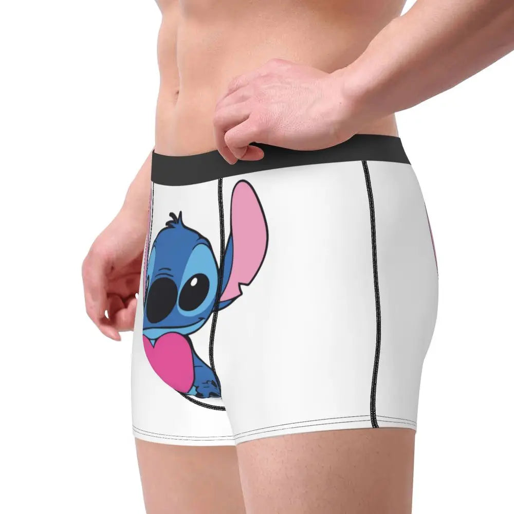 Quần Sịp Nam Lilo Stitch Thoải Mái Phong Cách Anime