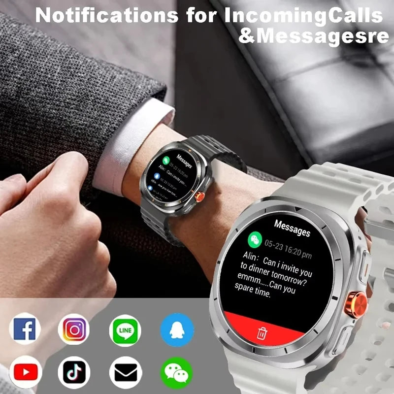 GT7 Ultra Smart Watch AMOLED HD Screen 2025